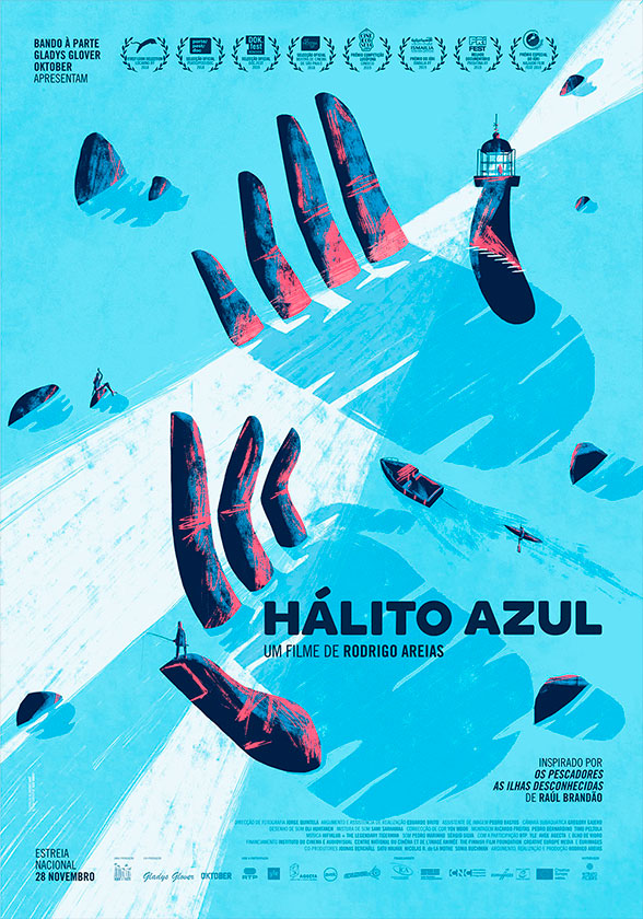 hálito azul